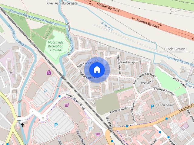 Waters Drive, Staines upon Thames, Surrey, TW18