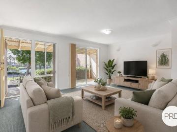 Waterfront Views and Resort Style Living with access to Community Pool