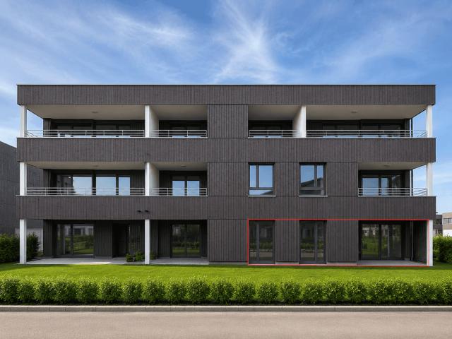 WG taugliche 5 Zimmer Neubau Gartenwohnung in zentraler Lage in Dornbirn zum Vermieten!