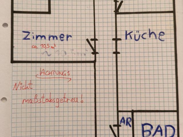 WG freundliche 3 Zimmer Wohnung in perfekter Lage