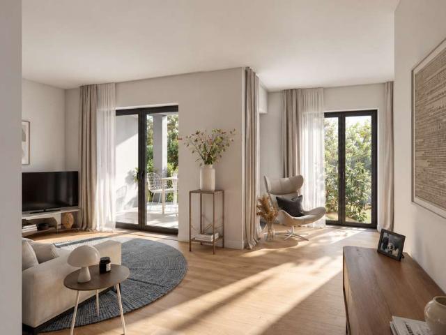 WE 1 | Traumhafte Neubau Erdgeschosswohnung mit Gartenanteil im Schlossgarten von Genderkingen