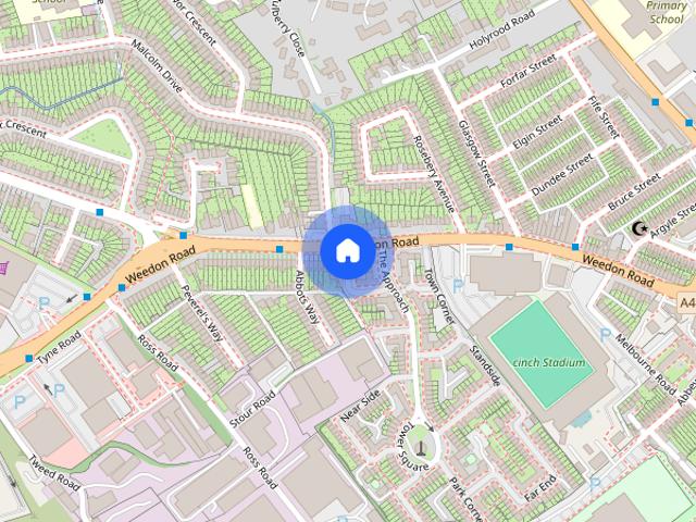 Weedon Road, St. James NN5