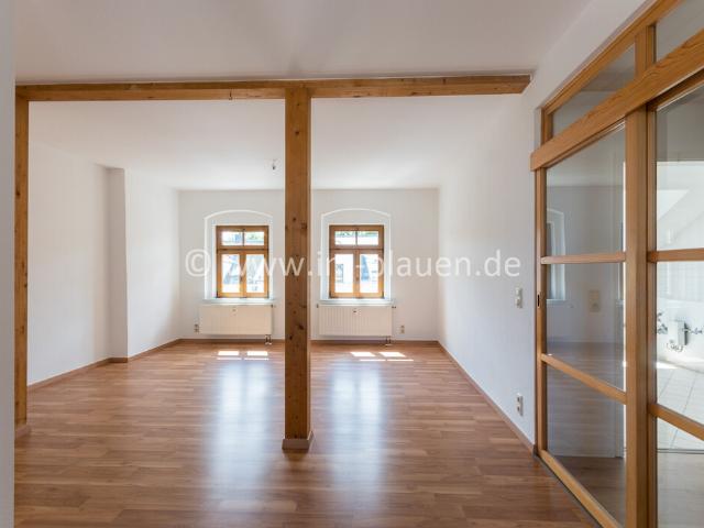 Weitblick – Bad mit Fenster – Dachgeschoss | 3 Zimmer Wohnung Plauen Ostvorstadt
