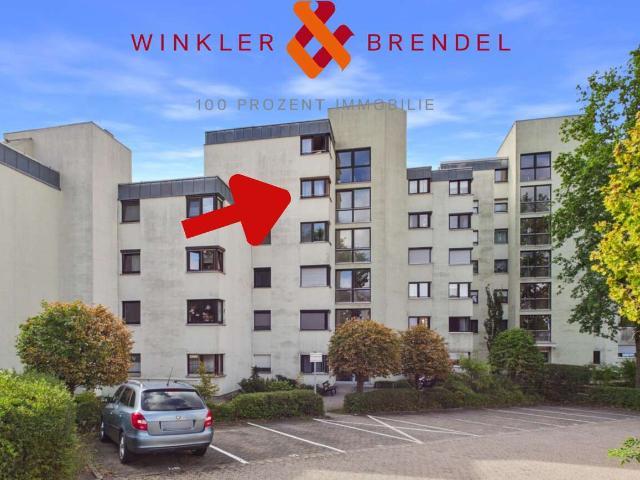 Weitblick inklusive: 3 Zimmer Wohnung mit Balkon am Roten Hügel