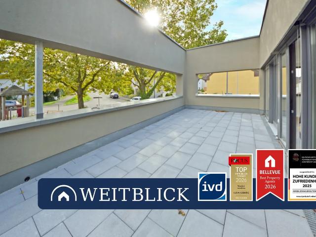 WEITBLICK:Traumhafte 2 Zimmer Wohnung mit Sonnenterrasse in Tamm!