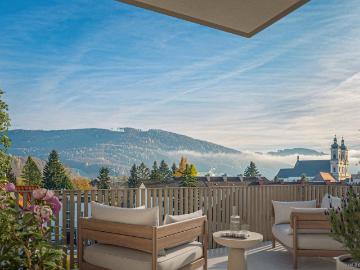 Weitblick übers Voralpenland | Penthousewohnung