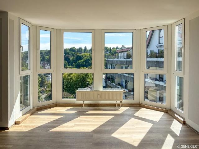 Weite vor den Fenstern, Ruhe im Zuhause – 3 Zimmer Wohnung mit besonderem Blick ins Grüne