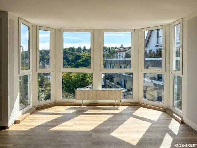 Weite vor den Fenstern, Ruhe im Zuhause – 3 Zimmer Wohnung mit besonderem Blick ins Grüne