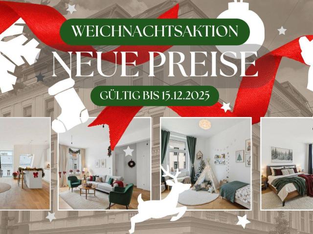 3 Zimmer Altbauwohnung mit Innenhofbalkon nahe dem Augarten | Erstbezug nach Sanierung