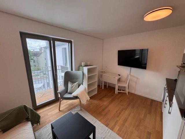 Weißensee: Berliner Allee: ZWEITBEZUG im NEUBAU ab 15.08.26: 1 Zi Whg, 23 m² VHS 5. OG + BALKON