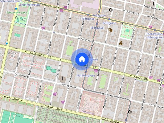 Welcoming 1 bedroom flat close to the Josef Strauss Park