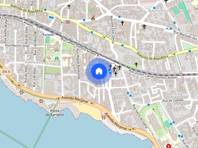Welcoming two bedroom apartment in Parede, Lisbon