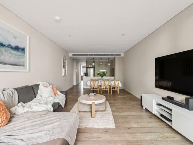 Well appointed and spacious two bedroom with long north views