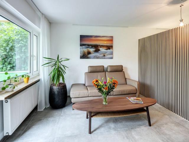Well designed apartment with beautiful bathroom