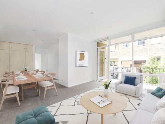 Well presented first floor apartment features easy care interiors and a comfortable floorplan
