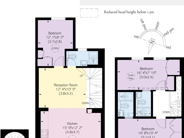 Well proportioned three bedroom duplex in the heart of Fitzrovia