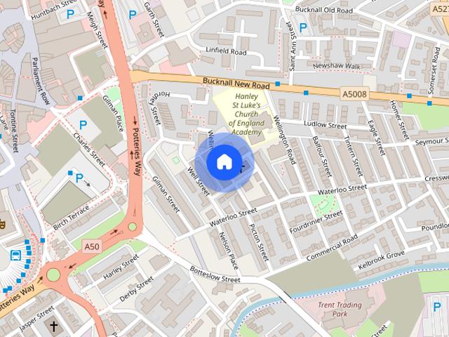 Wellington Street, Stoke on Trent, Staffordshire, ST1