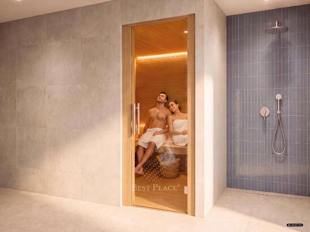 Wertige Neubauwohnung als persönliches Wellness Refugium nur 400 m zum Strand