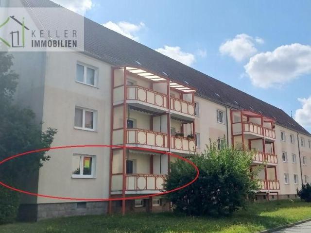 Werdau West 3 R EG Wohnung mit Balkon, bodengleiche Dusche, inkl. hochwertige Einbauküche
