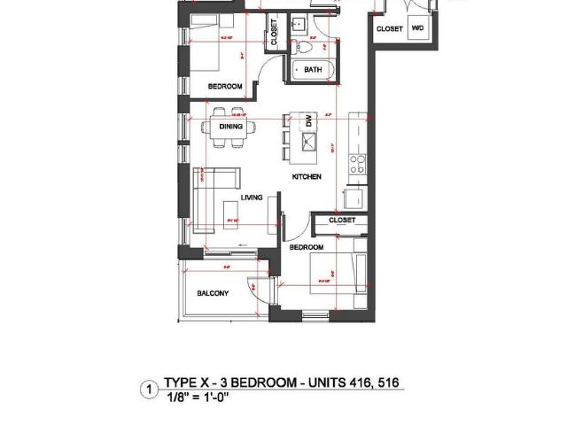 West Harbour Apartment Homes 3 Bedroom 2 Bathroom Apartment for Rent