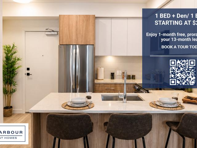 West Harbour Apartment Homes 1 Bedroom and Den Apartment for Rent