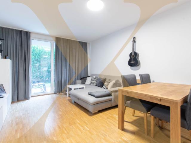 Westseitig ausgerichtete 2 Zimmer Gartenwohnung mit Einbauküche in Urfahr nähe JKU zu vermieten!