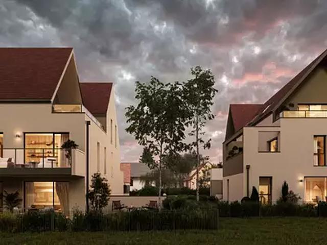 Wettolsheim 68920 Achat / Vente appartement neuf 3 pièces t3 jardin terrasse