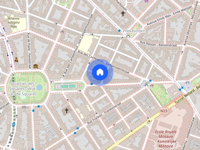 Whole 1 bedrooms apartment in Bruxelles