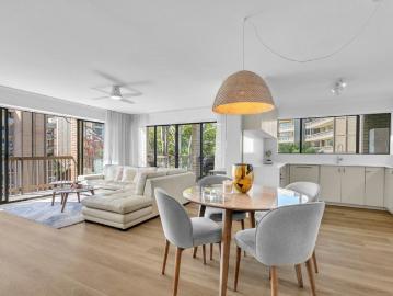 Whole Floor Renovated Riverside Living With Expansive Entertaining & North East Position
