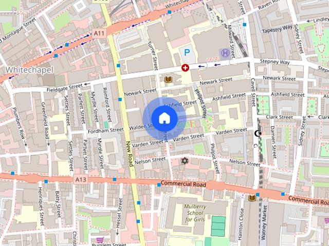 Whitechapel, E1, Walden Street, P4553