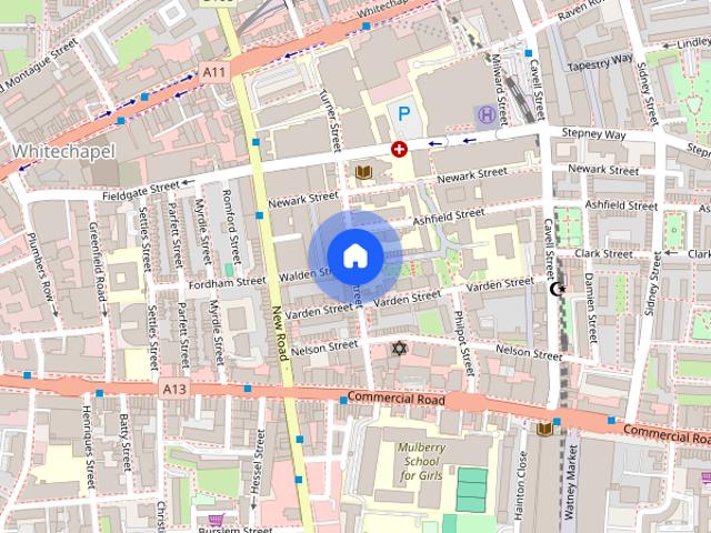 Whitechapel, E1, Walden Street, P4553