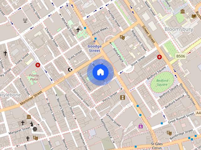 Whitfield Street, Fitzrovia & Covent Garden