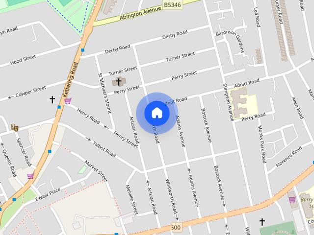 Whitworth Road, Northampton, Northamptonshire, NN1