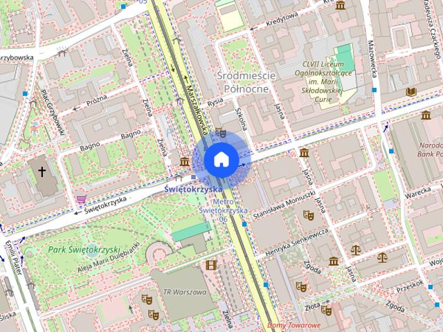 Świętokrzyska 35 | Metro M1 + M2 | 2 oddzielne pokoje | balkon