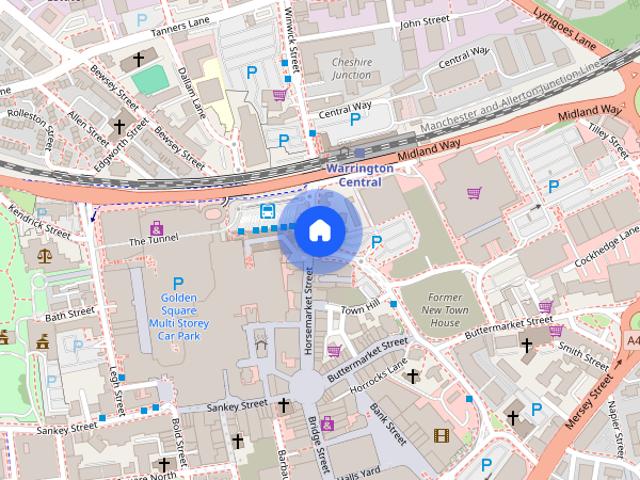 Winwick Street, Prince Of Wales Apartments, WA1