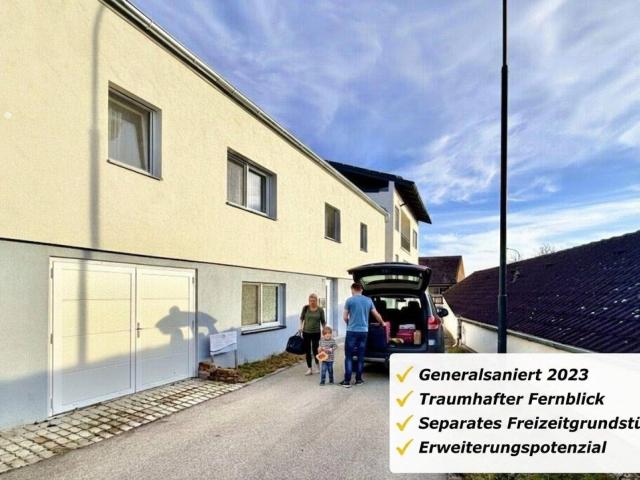 WINZERHAUS MIT FERNBLICK | Generalsaniert 2023 | ca. 936 m² Freizeitgrund | Erweiterungspotenzial | Garage