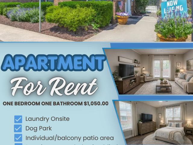 Wind Crest Apartments and Townhomes 3 Bedroom Apartment for Rent at 1315 E Castle St, Murfreesboro, TN 37130
