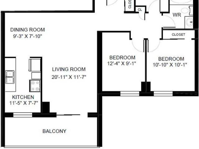 Windjammer Apartments I & II 2 Bedroom Apartment for Rent at 33/77 Falby Crt, Ajax, ON L1S Downtown Ajax