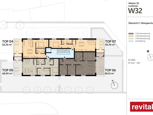 1a Lage von Lustenau Ruhige und Zentrale Penthousewohnung