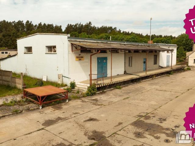 Hala przemysłowa 441 m² z rampą i biurem, Świdwin