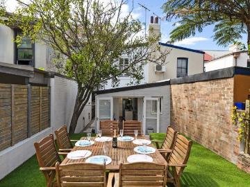 Wide Terrace Blending Modern Comfort and Beautiful Original Features