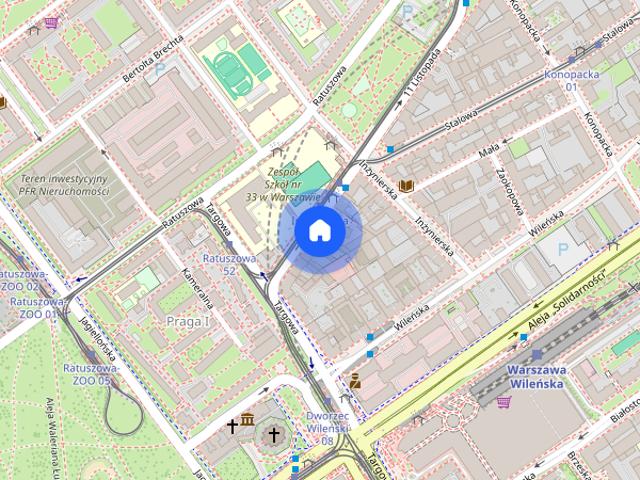 Widna kawalerka, kamienica, osiedle zamknięte, metro Wileńska