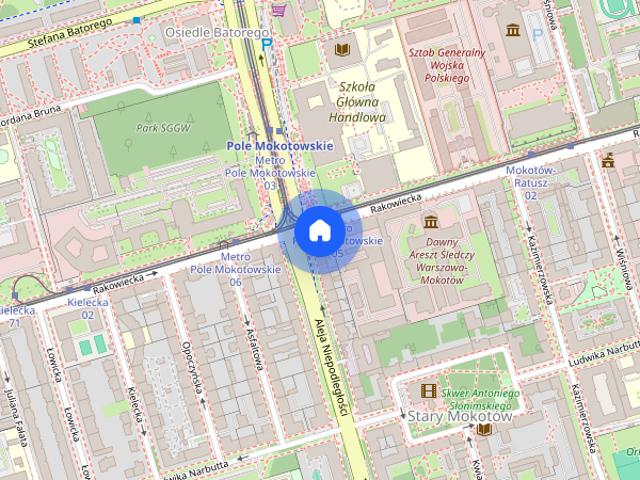 Świetne mieszkanie przy SGH | Metro Pole Mokotowskie | ul. Rakowiecka