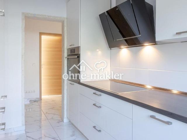 Wie neu: Modernisierte 3 Zimmer Wohnung mit hochwertiger Küche in ruhiger Lage