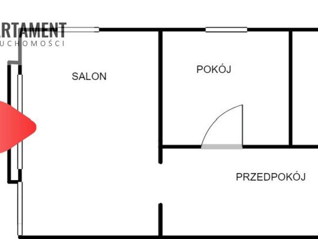 Umeblowane mieszkanie 2 pokoje z balkonem i dużą kuchnią