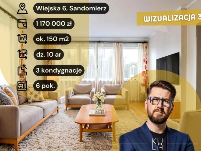 Wiejska 150 m², Sandomierz