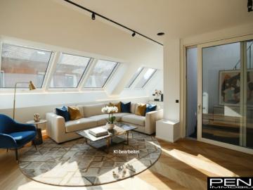 WIEN: THE STROHBERG RESIDENCES Exklusive Architektur nahe Schönbrunn im historischen Stilaltbau mit 41m2 Dachterrasse