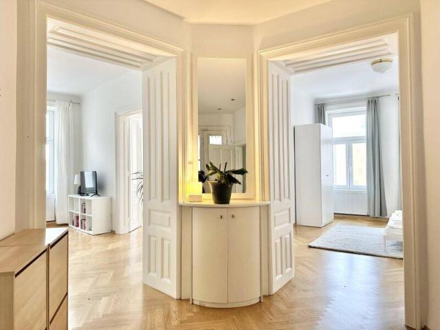 Wiener Altbauflair auf ca. 95 m² – 3 Zimmer mit Flügeltüren und Fischgrätparkett