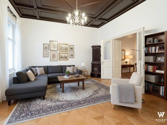 Wiener Altbaujuwel nahe Karlsplatz | 3 Zimmer, Terrasse & 3,80 m Raumhöhe