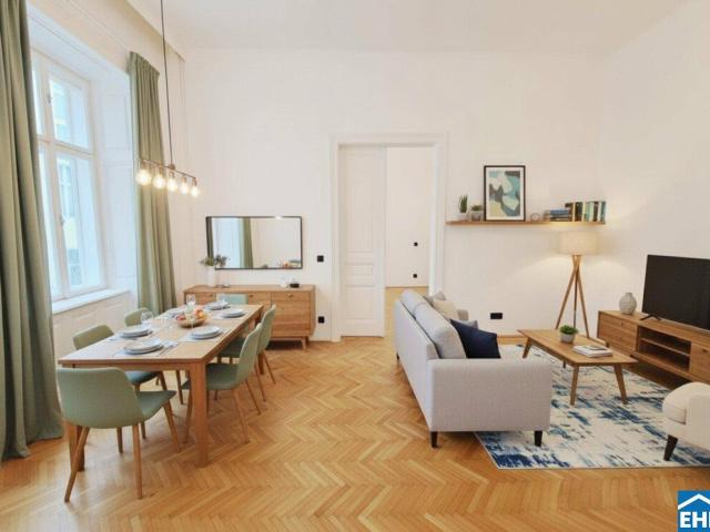 Wiener Eleganz trifft modernes Interieur: Hofseitige 2 Zimmerwohnung im 4. Bezirk